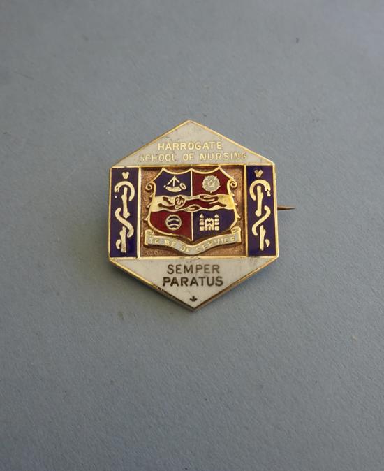 Harrogate School of Nursing,Silver Nurses badge