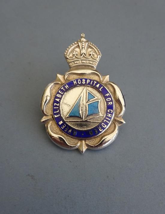 Queen Elizabeth Hospital For Children, silver nurses badge