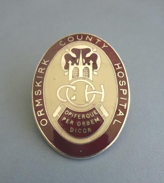 Ormskirk County Hospital,Nurses Badge