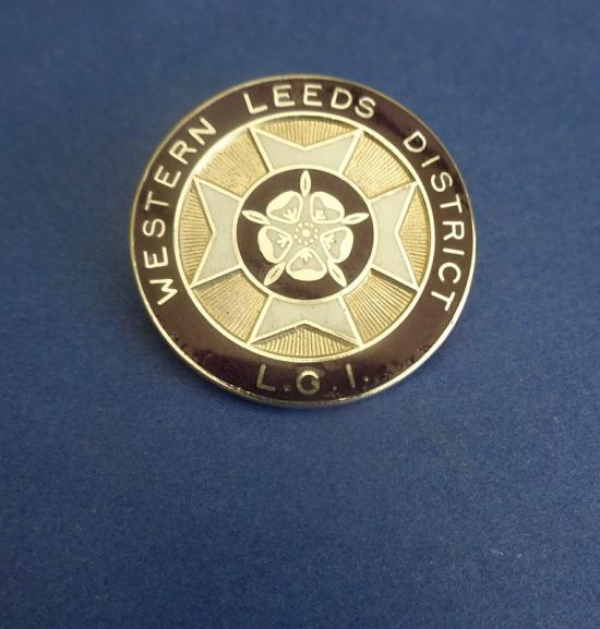 Western Leeds District Leeds General Infirmary,silver nurses badge