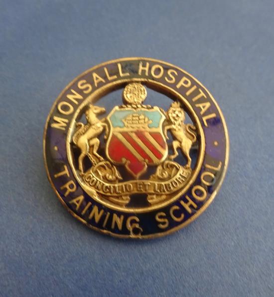 Monsall Hospital Training School Manchester,Fever Nurses Badge