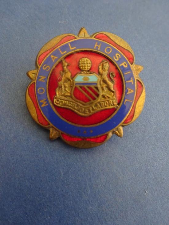 Monsall Hospital Manchester,Nurses badge