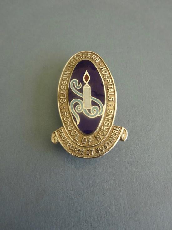 Glasgow Northern Hospitals School of Nursing, silver Nurses badge