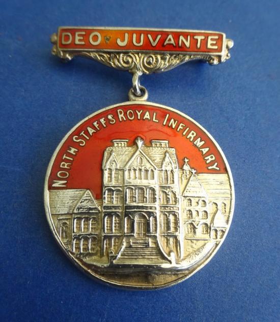 North Staffs Royal Infirmary, silver nurses prize badge