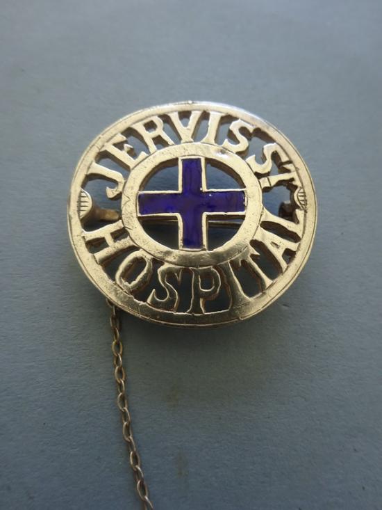 Jervis Street Hospital Dublin, silver Nurses Badge
