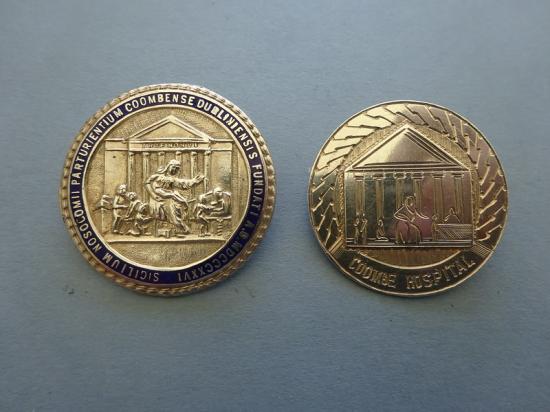 Coombe Hospital Dublin,silver Midwifery & Prize badges