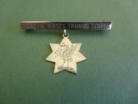 Liverpool Nurses Training School ,Silver Nurses Badge