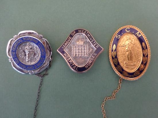 Westminster Hospital,Nurses Silver Plated Buckle and badges