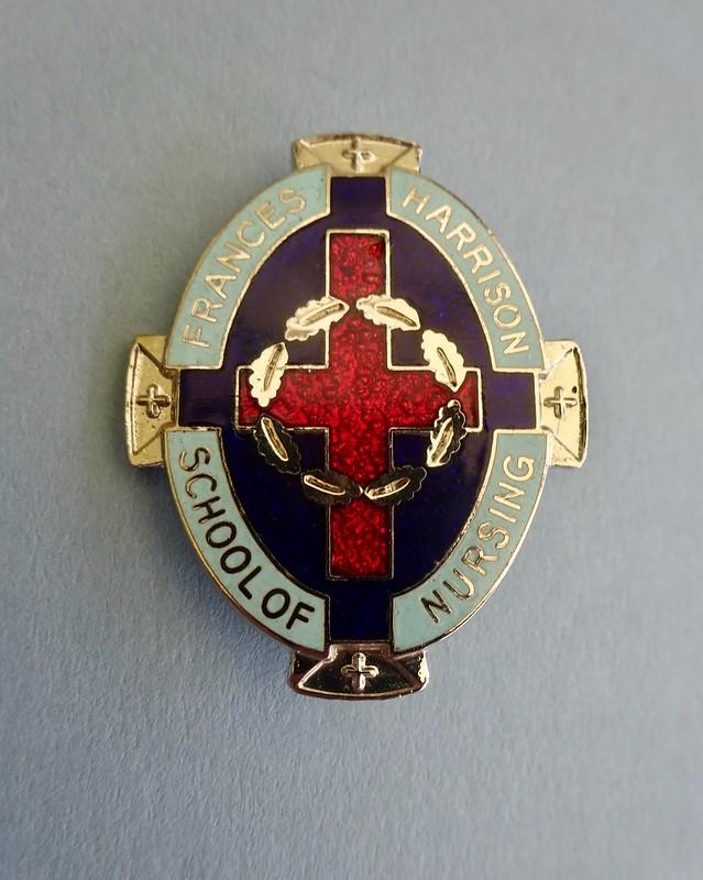 Frances Harrison School of Nursing,nurses badge