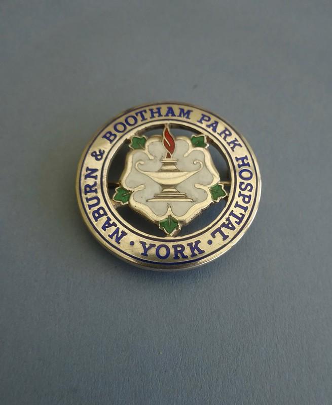 Naburn & Bootham Park Hospital Silver mental Nurses badge