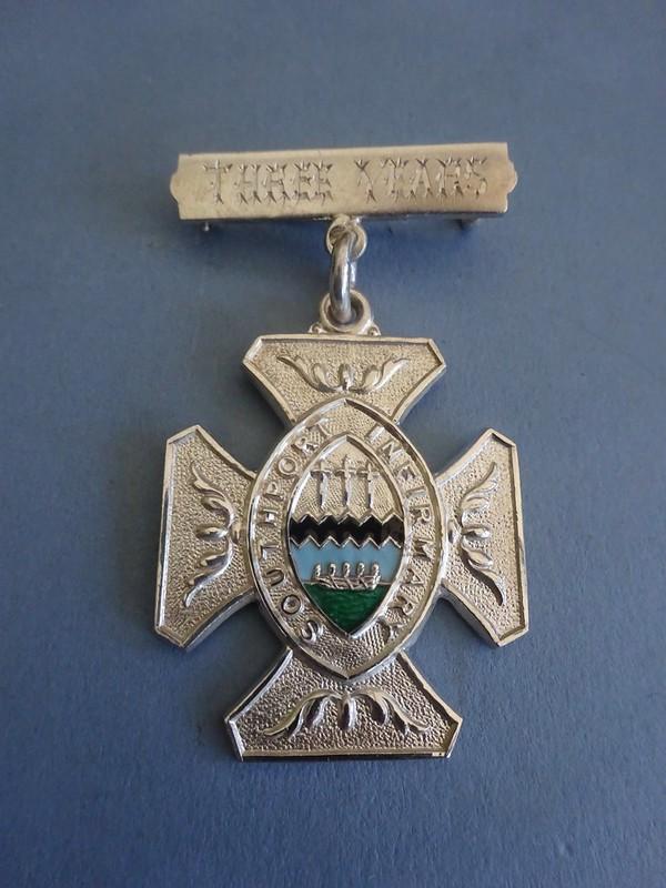 Southport Infirmary,silver nurses pendant badge