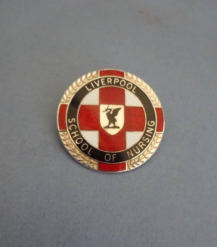 Liverpool School of Nursing, silver Nurses Badge