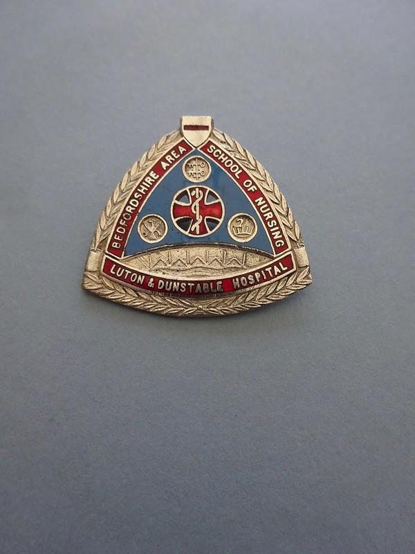 Luton & Dunstable Hospital,Bedfordshire Area School of Nursing,Nurses Badge