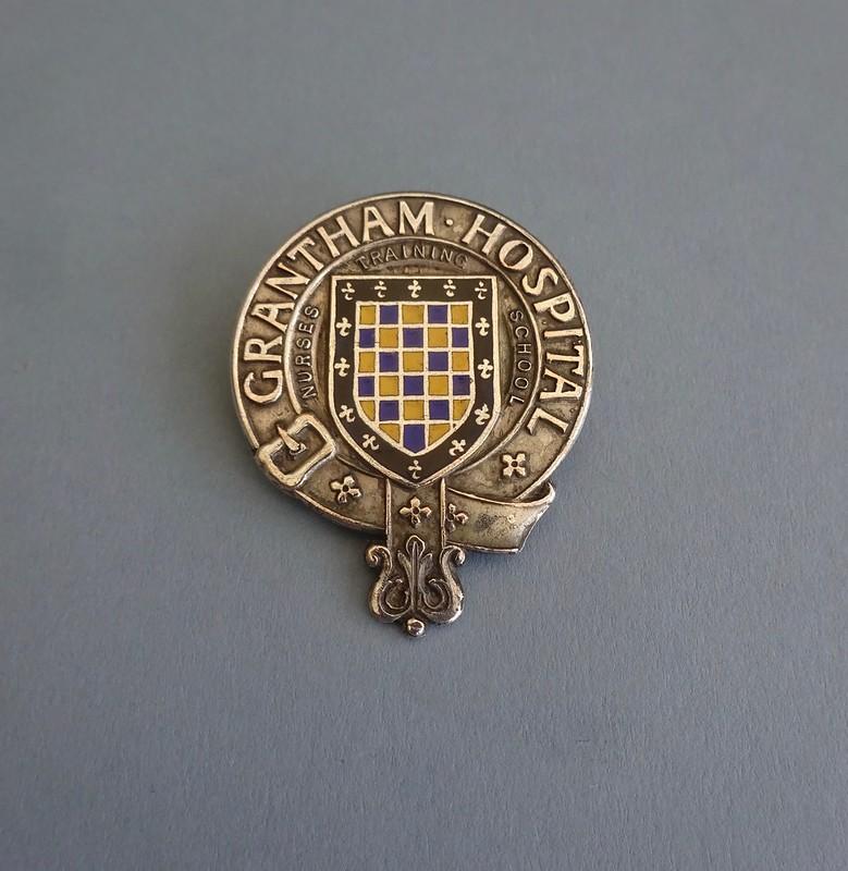 Grantham Hospital Nurse Training School,Nurses Badge A