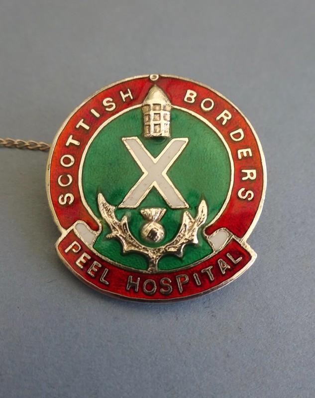 Scottish Borders,Peel Hospital Silver Enrolled Nurses Badge