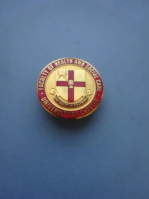 University of Chester Faculty of Health & Social Care,Nurses badge