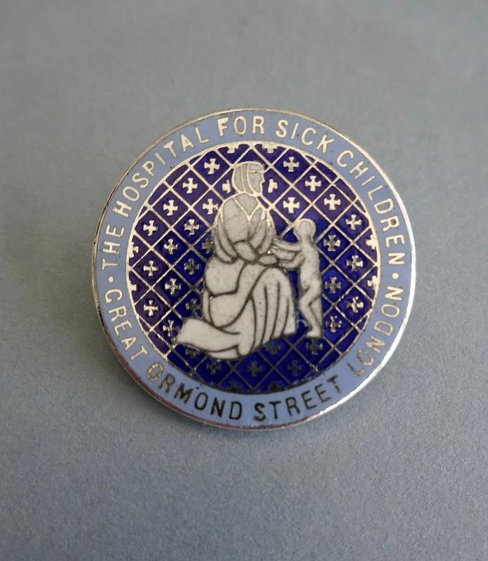 The Hospital For Sick Children London Great Ormond Street ,silver Nurses Badge