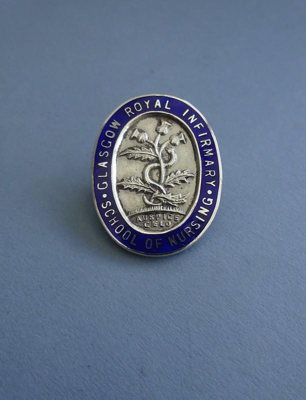 Glasgow Royal Infirmary,School of Nursing silver nurses badge