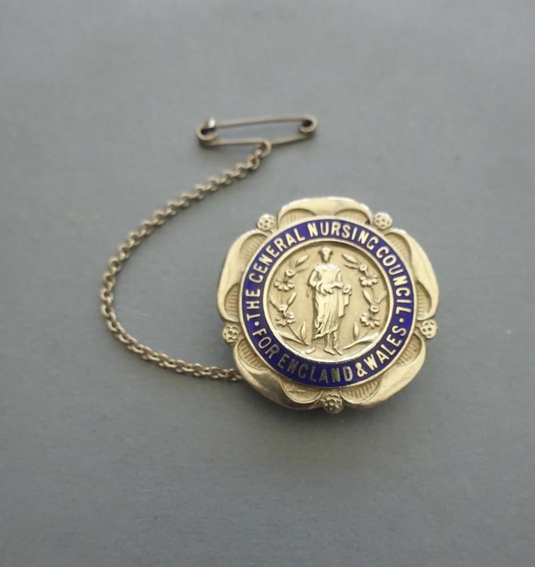General Nursing Council For England & Wales,Silver SRN Badge