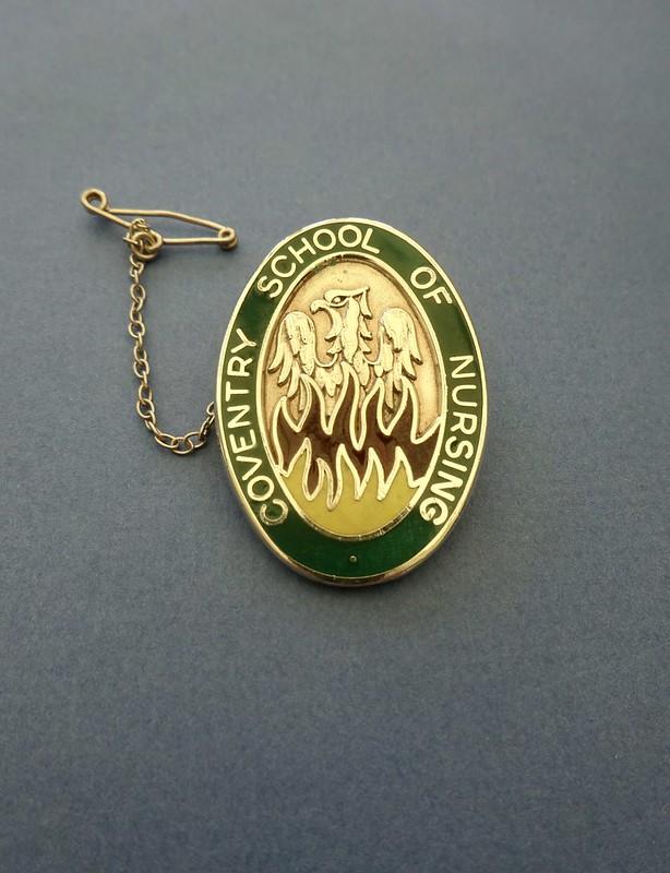 Coventry School of Nursing,Silver Enrolled Nurses Badge