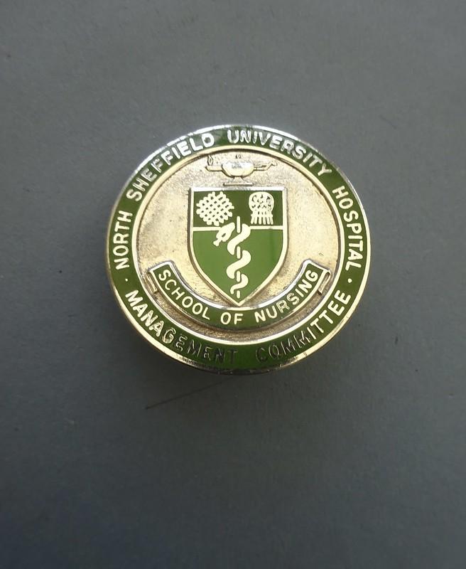 North Sheffield University Hospital Management Committee,Silver Enrolled Nurse Badge