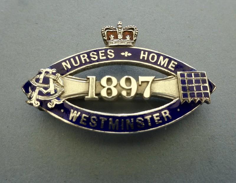 Westminster Nurses Home, Silver District Nurse Badge