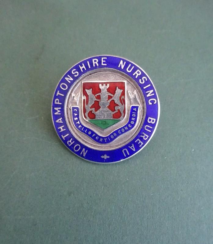 Northamptonshire Nursing Bureau,Silver nurses Badge