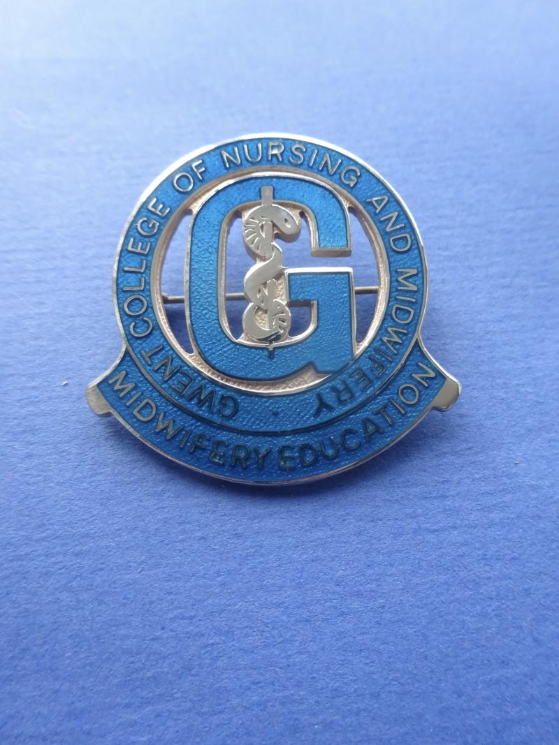 Gwent College of Nursing & Midwifery Newport,silver Midwifery Education Badge