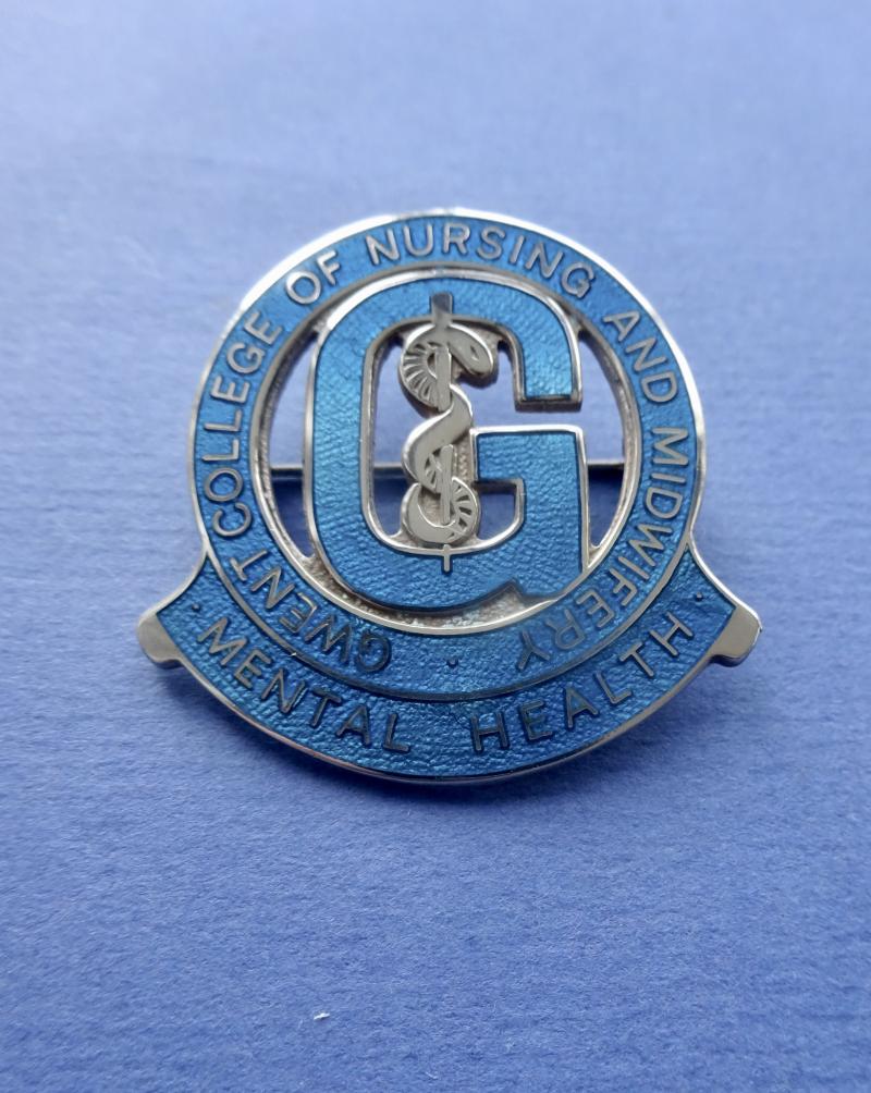 Gwent College of Nursing & Midwifery Newport,silver Mental Health Badge