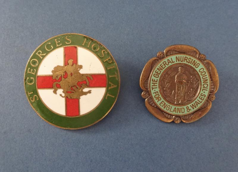 St Georges Hospital London,Enrolled nurse pair of badges