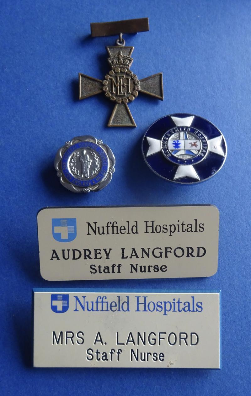 Moorfields Eye Hospital /Hammersmith Hospital, Nurses Training badges
