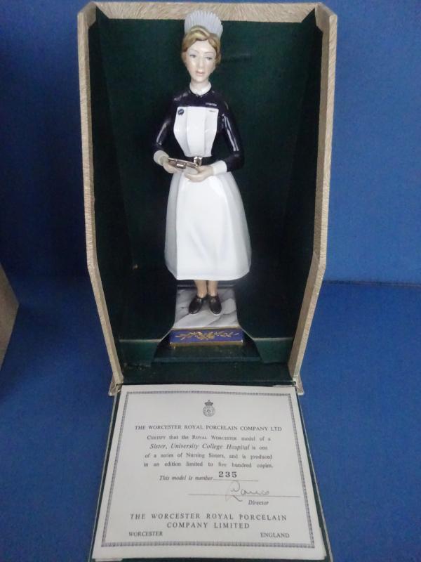 Royal Worcester Figurine,Nursing Sister University College Hospital