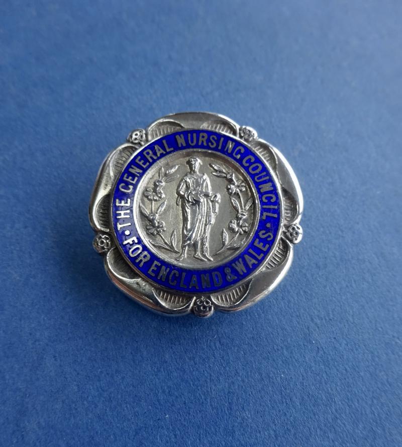 General Nursing Council for England & Wales,Silver Registered Fever Nurse Badge