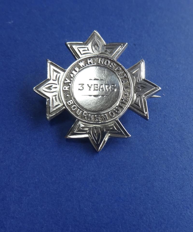 Royal Victoria & West Hampshire Hospital Bournemouth,silver Nurses badge