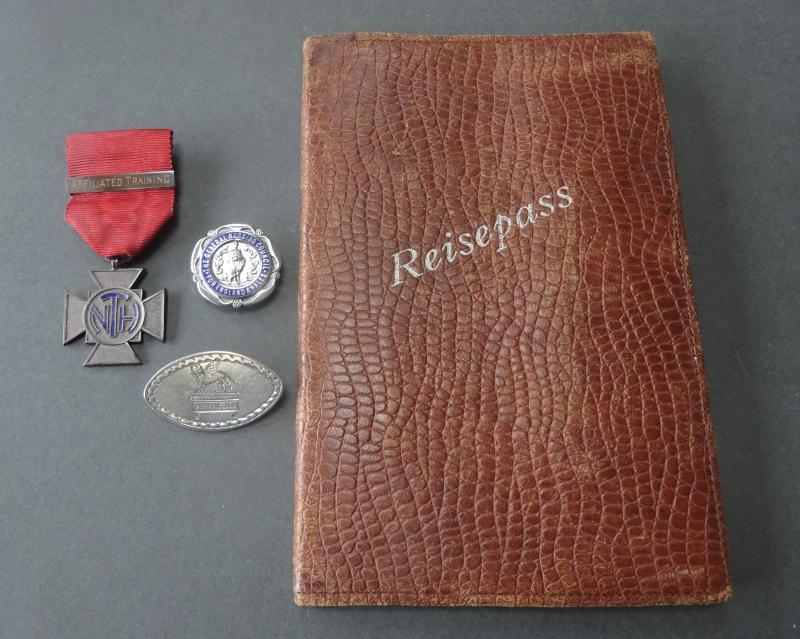 National Temperance Hospital/St Marks Hospital London,German Jewish Refugee Nursing set of Badges and papers
