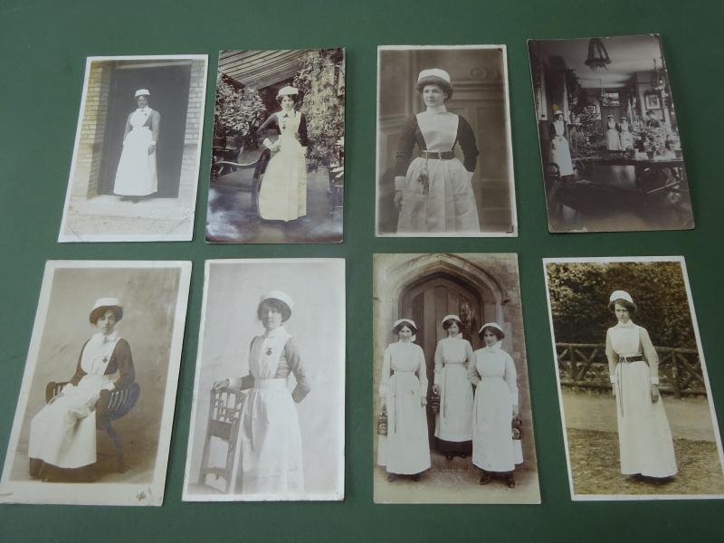 Nursing memorabilia, picture postcards,Mental Nurses set A