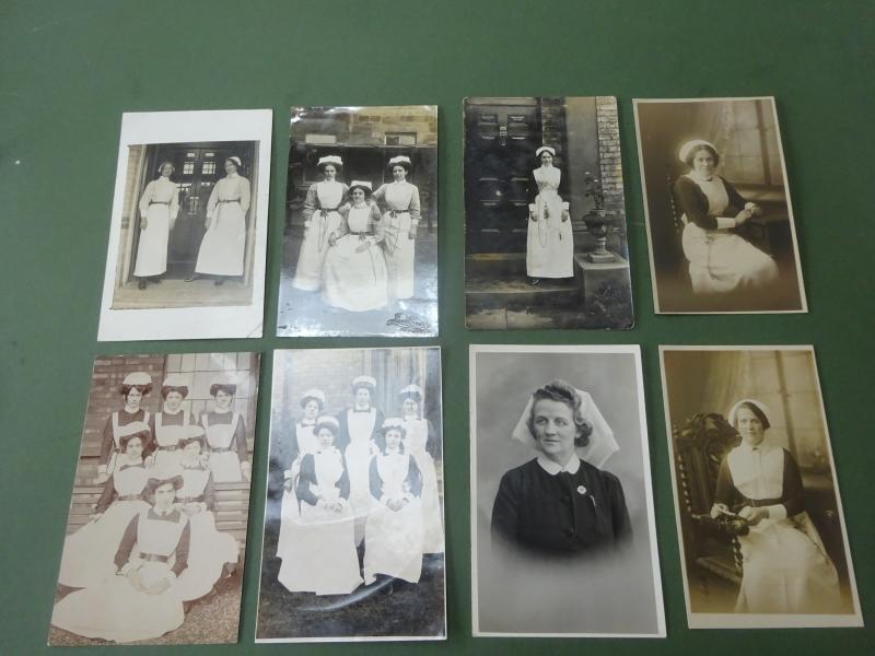 Nursing memorabilia, picture postcards,Mental Nurses set B