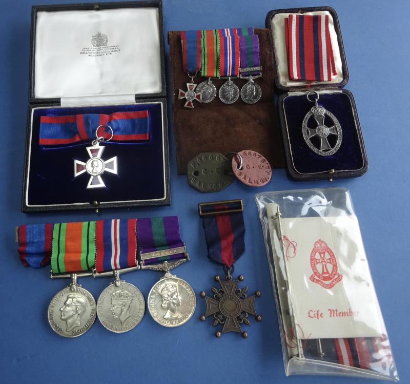 ARRC Medal group,Joan Salmon ,Malaya General Service,QARANC