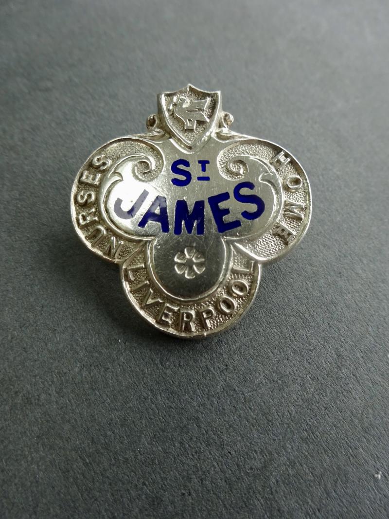St James Nurses Home Liverpool,Silver District Nurses Badge