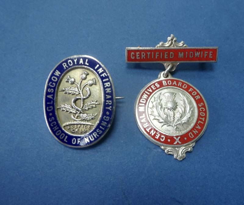 Glasgow Royal Infirmary , pair nurses badges