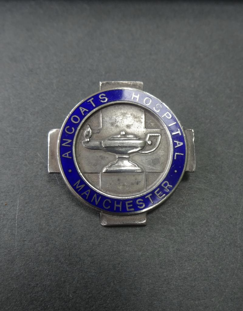 Ancoats Hospital Manchester,Silver Nurses Badge