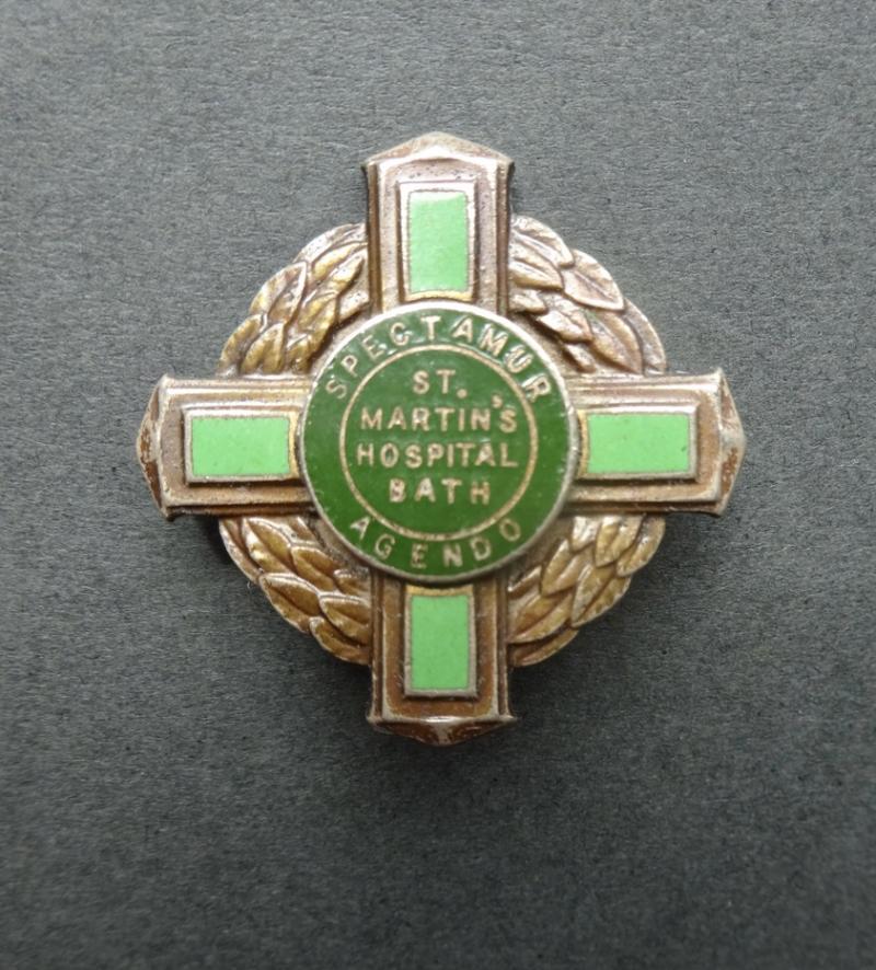 St Martins Hospital Bath,State Enrolled Nurses Badge