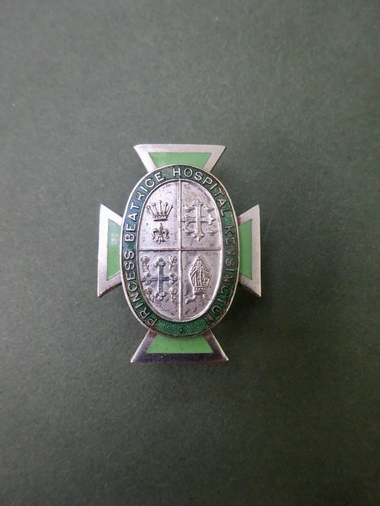 Princess Beatrice Hospital Kensington,Nurses badge