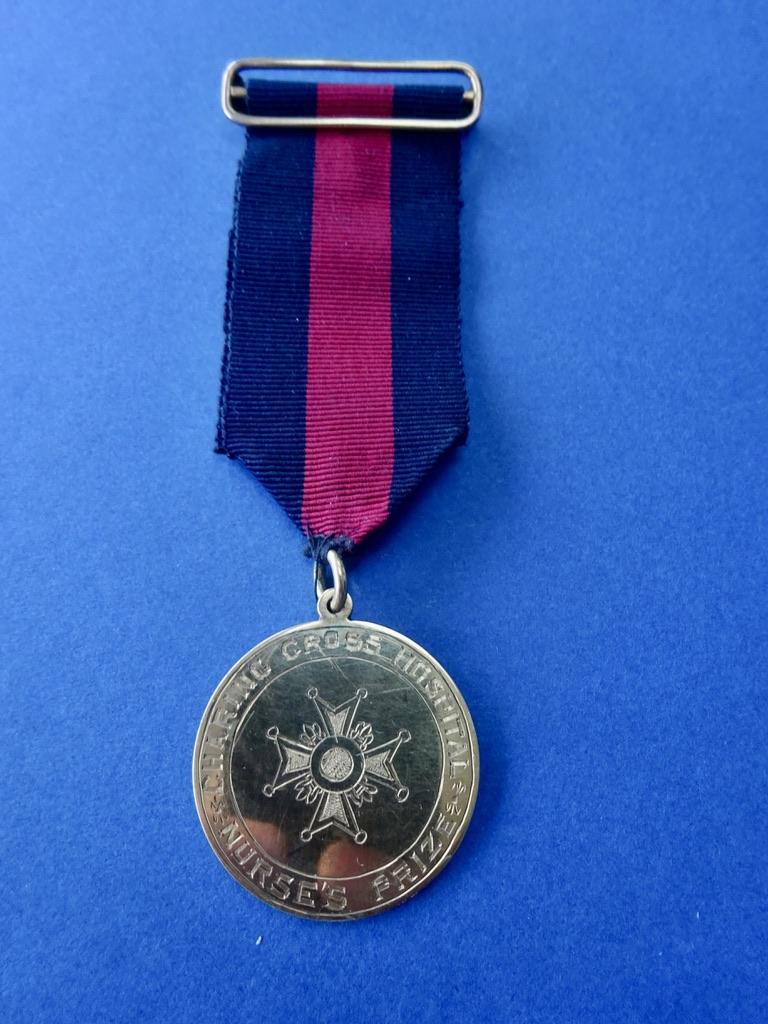Charing Cross Hospital ,9ct Gold  Nurses Prize Medal