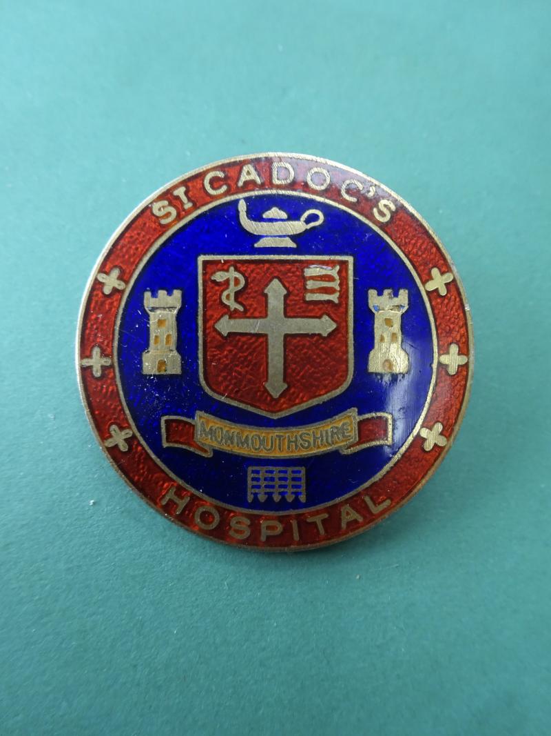 St Cadoc's Hospital, Caerleon .Silver Mental Nurses badge