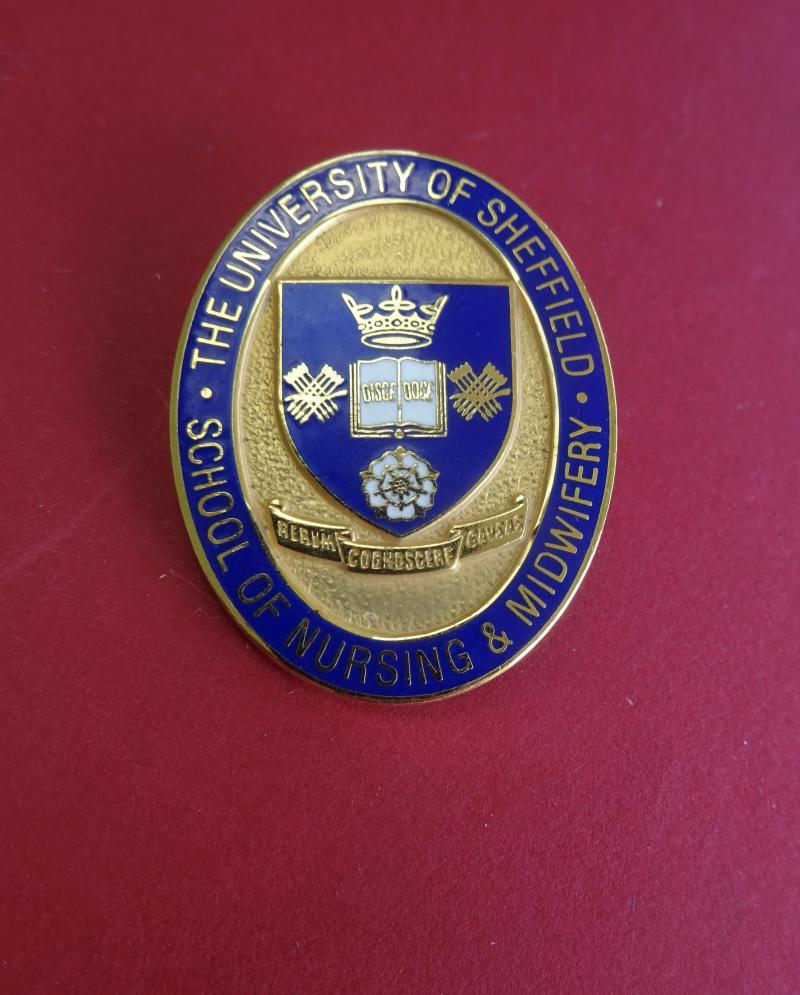 University of Sheffield,School of Nursing & Midwifery, Nurses Badge