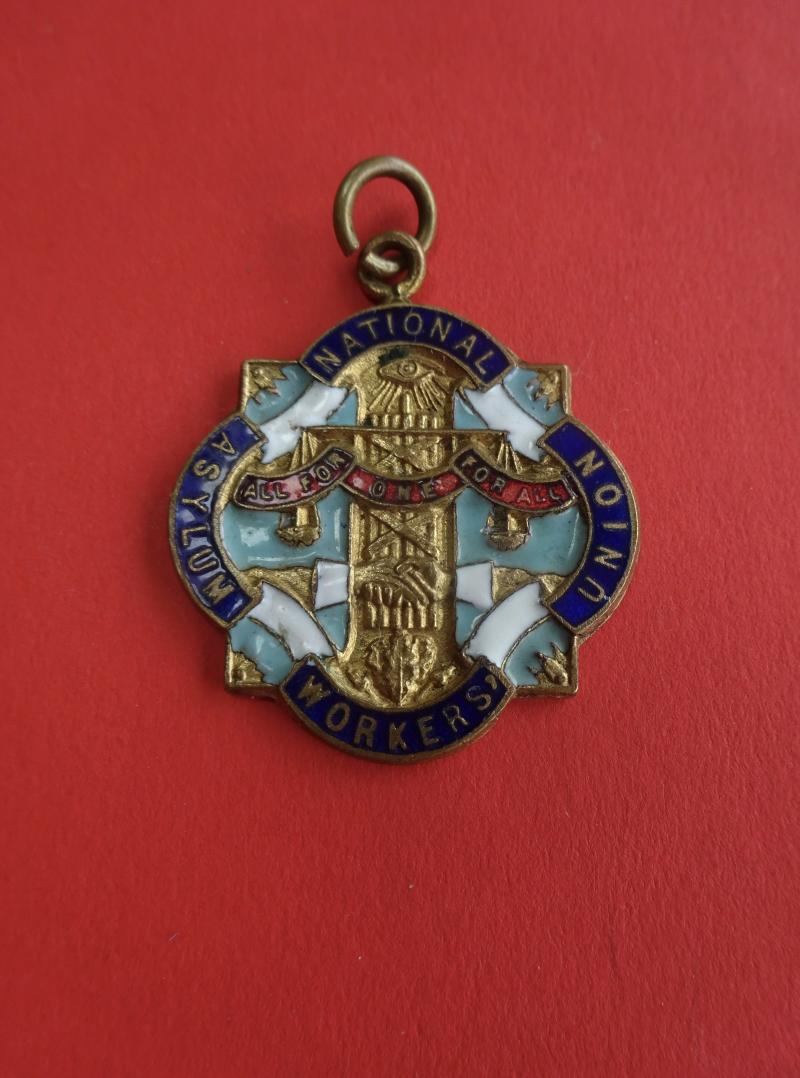 National Asylum Workers Union,members badge