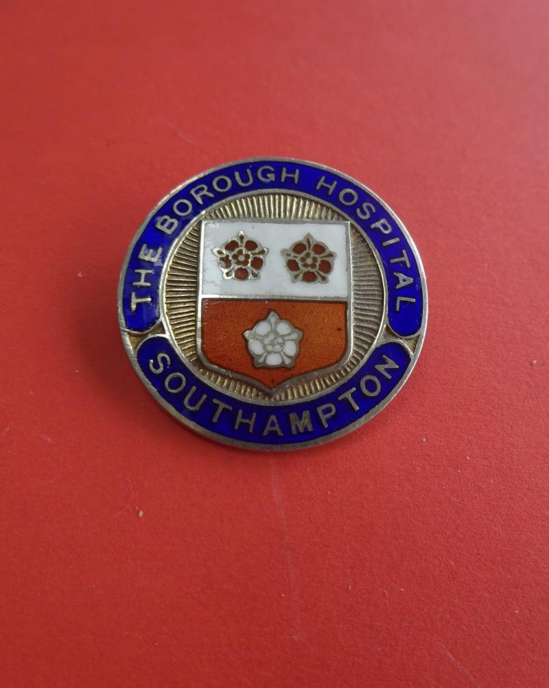 The Borough Hospital,Southampton silver Nurses badge