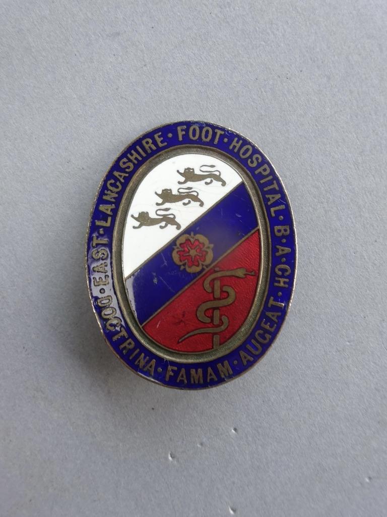 East Lancashire Foot Hospital,Staff badge