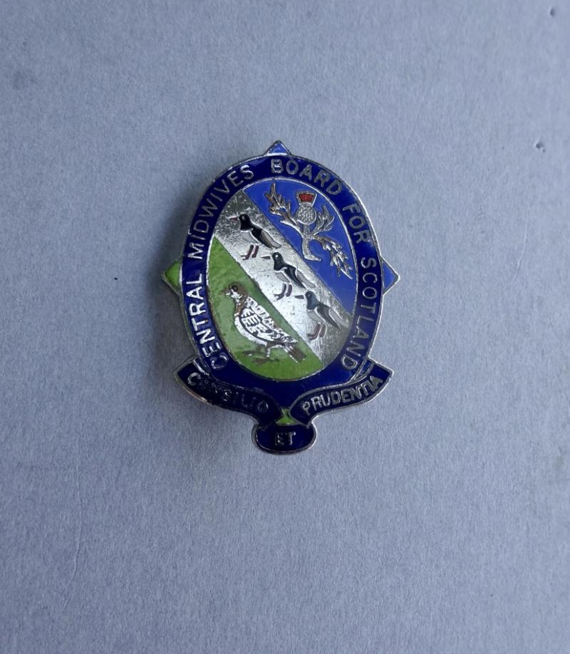 Central Midwifes Board for Scotland,Chrome Midwives badge